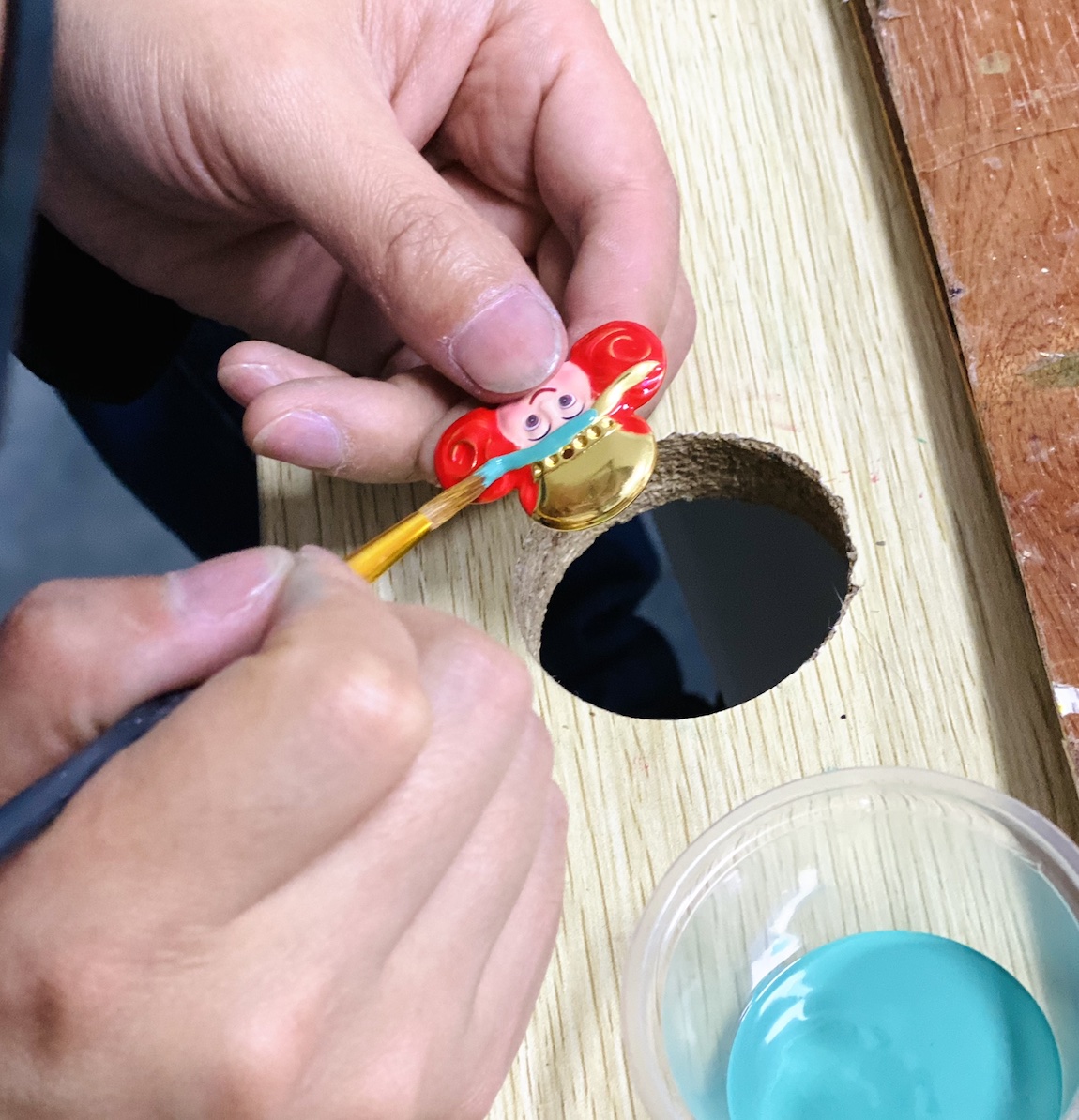 Hand-Enamel & Crystal Setting