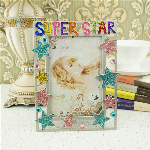 Glitter Super Star Kids Photo Frame