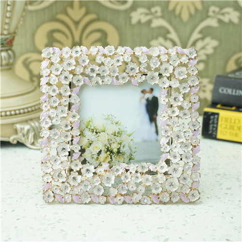White Blossom & Green Leaf Photo Frame - view 4