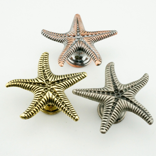 Ribbed Starfish Cabinet Knob - view 2