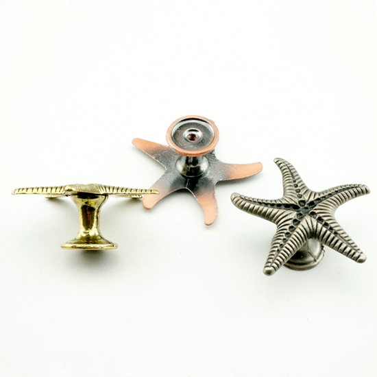 Ribbed Starfish Cabinet Knob - view 3