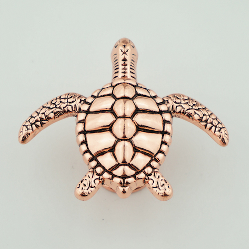 Polished Sea Turtle Cabinet Knob - view 7