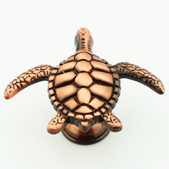 Polished Sea Turtle Cabinet Knob - view 11