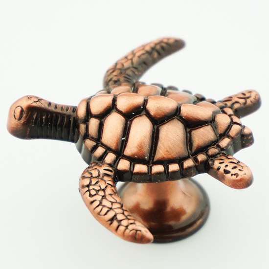 Polished Sea Turtle Cabinet Knob - view 12