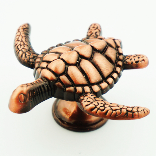 Polished Sea Turtle Cabinet Knob - view 13