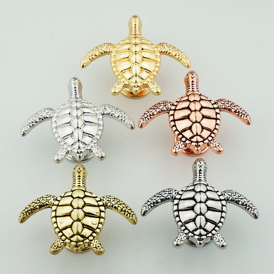 Polished Sea Turtle Cabinet Knob - view 20