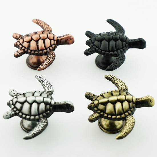 Polished Sea Turtle Cabinet Knob - view 19