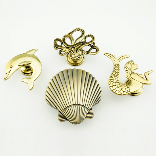 Seashell Scallop Cabinet Knob - view 3