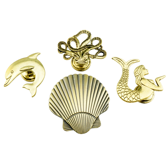 Seashell Scallop Cabinet Knob - view 5