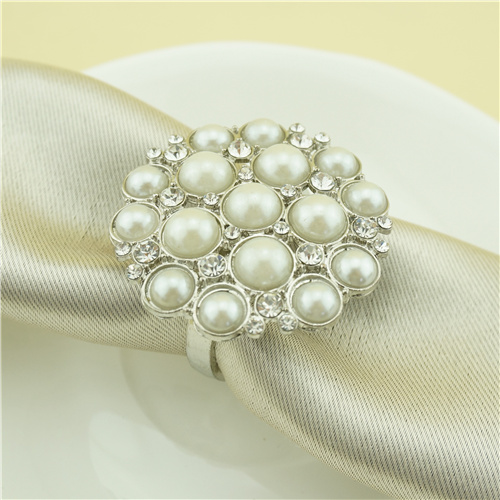 Pearl Cluster Napkin Ring - view 2