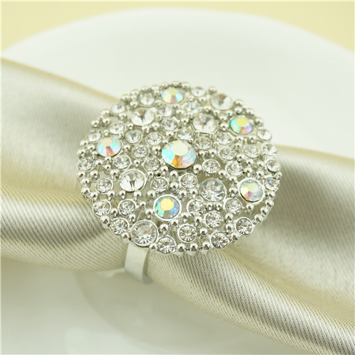 AB Crystal Disc Napkin Ring