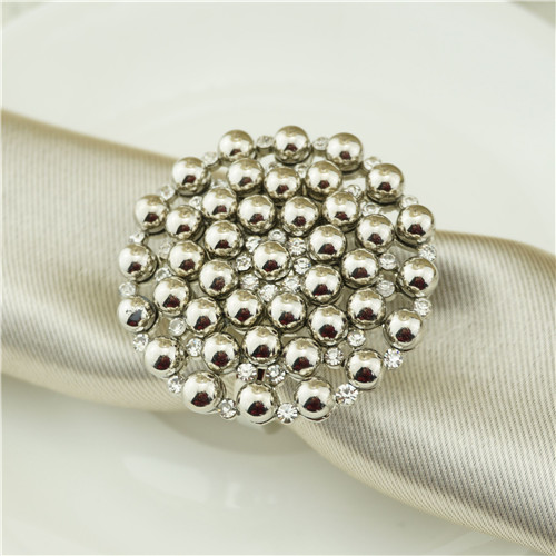 Polished Metal Dome Napkin Ring