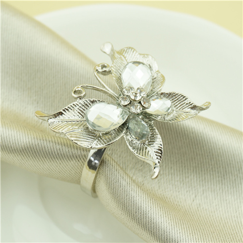 Crystal Butterfly Napkin Ring