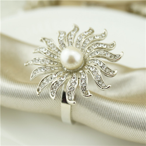 Pearl Sunburst Napkin Ring - view 2