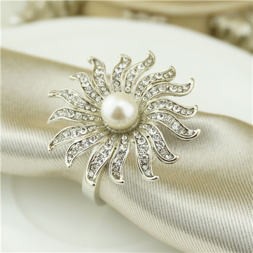 Pearl Sunburst Napkin Ring - view 1