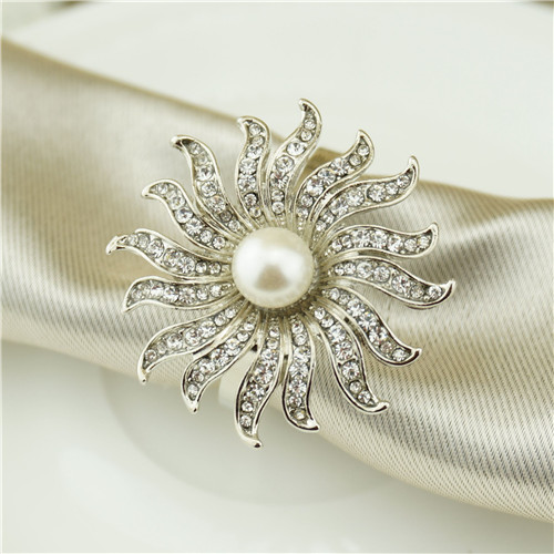 Pearl Sunburst Napkin Ring - view 4