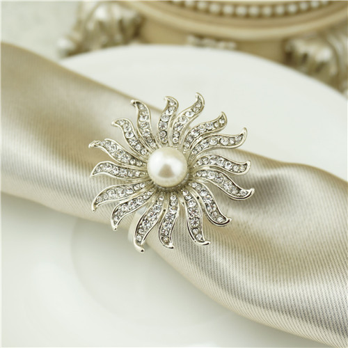 Pearl Sunburst Napkin Ring - view 3