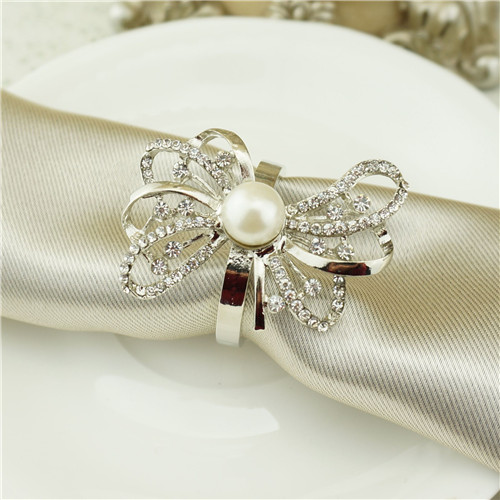 Pearl Bow Napkin Ring - view 3