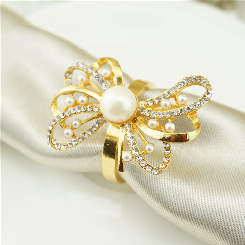 Pearl Bow Napkin Ring - view 4