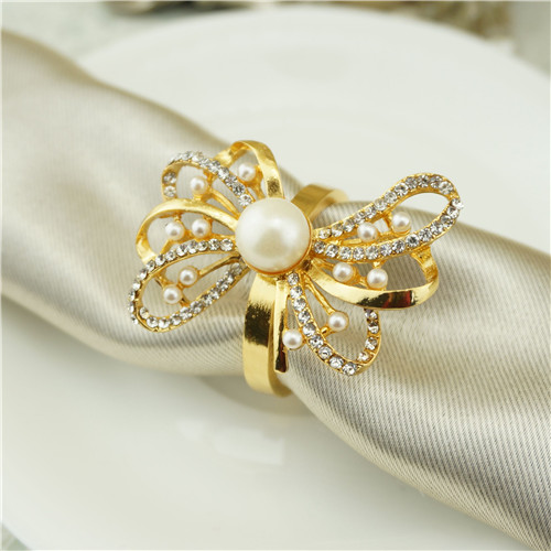 Pearl Bow Napkin Ring - view 6