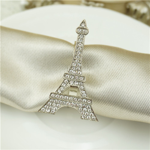 Crystal Eiffel Tower Napkin Ring