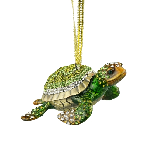 Enamel Sea Turtle Ornament