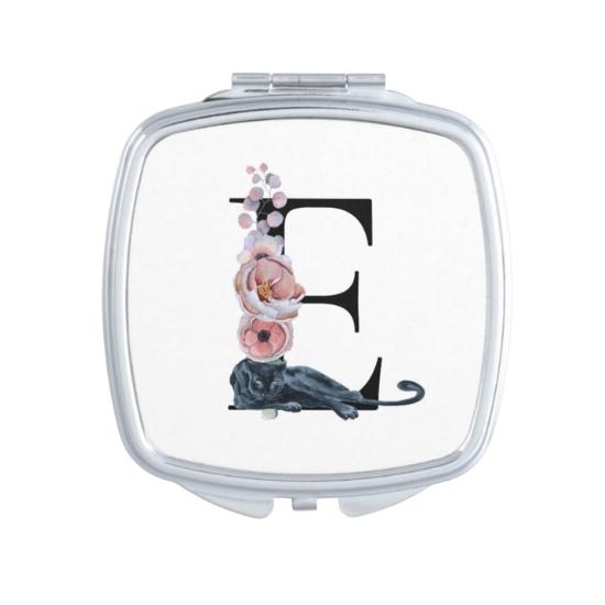 Square Custom Printed Epoxy Compact Mirror - view 6