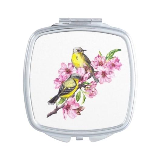 Square Custom Printed Epoxy Compact Mirror - view 11