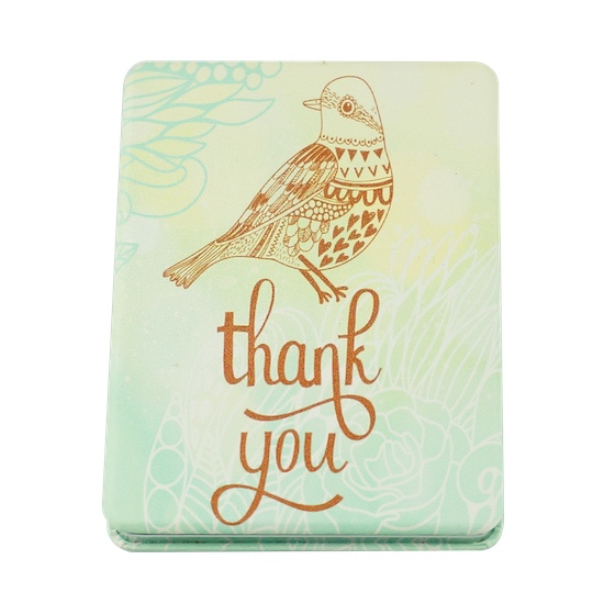 Custom Printed 85 × 60mm Rectangular PU Leather Compact Mirror - view 21
