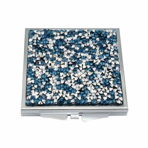 Purple Crushed Crystal Compact Mirror - view 7