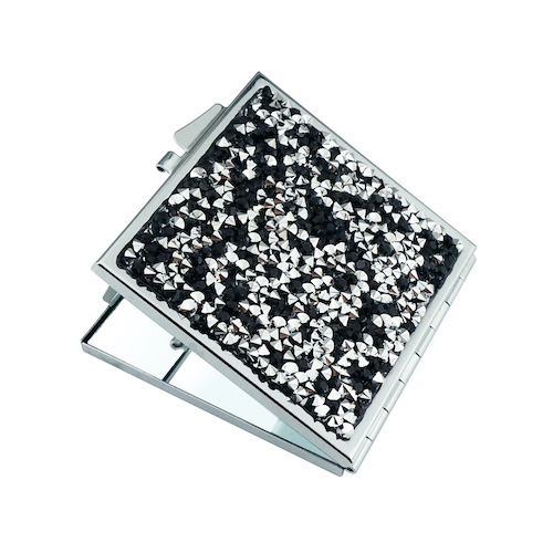 Purple Crushed Crystal Compact Mirror - view 6