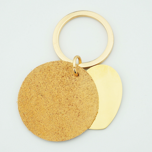 Personalized Heart Stainless Steel Message Keychain - view 3