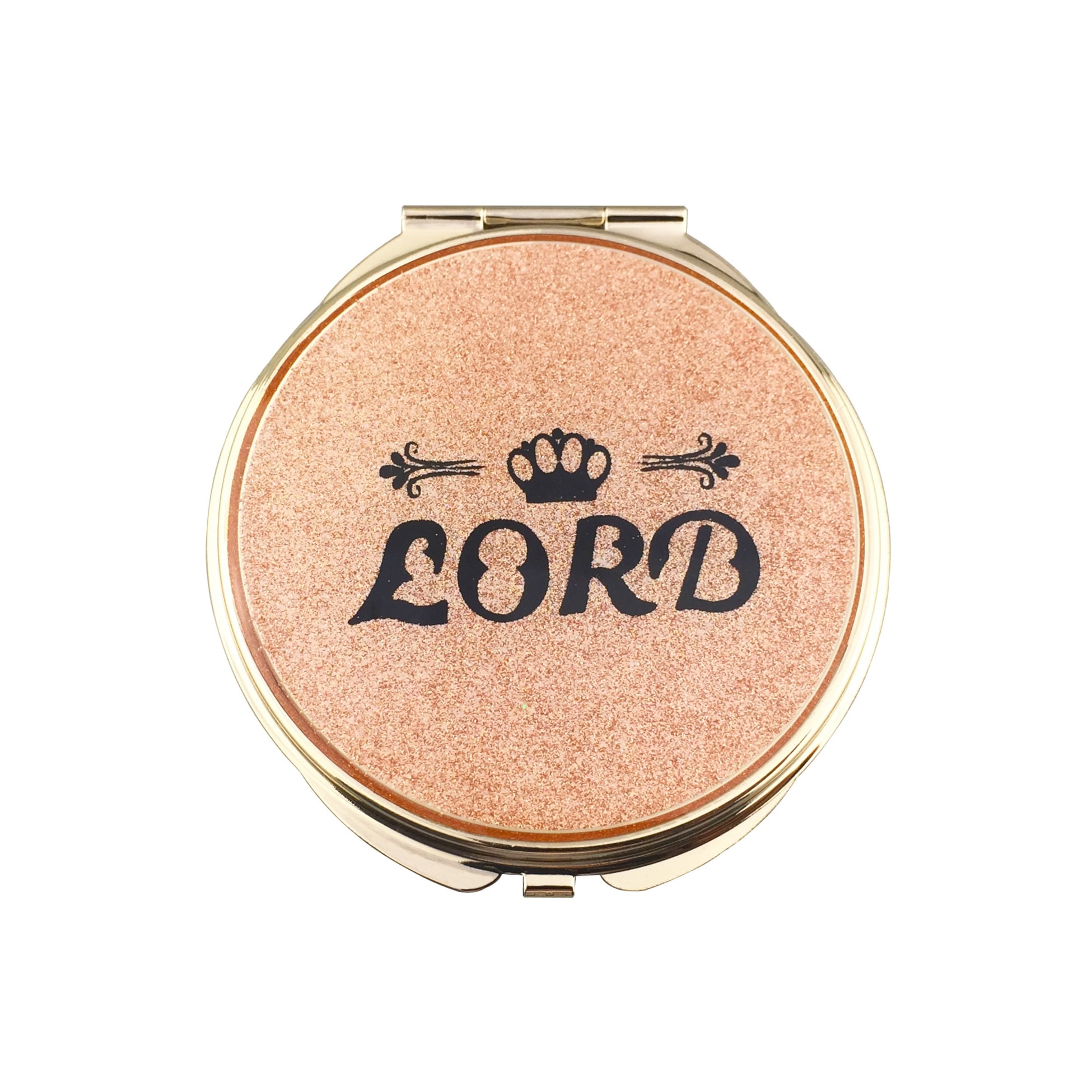 Lord Crown Glitter Epoxy Compact Mirror - view 3