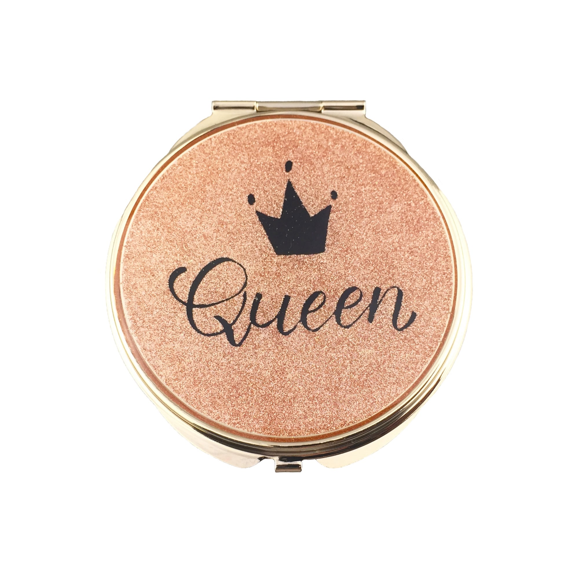 Queen Crown Glitter Epoxy Compact Mirror - view 2