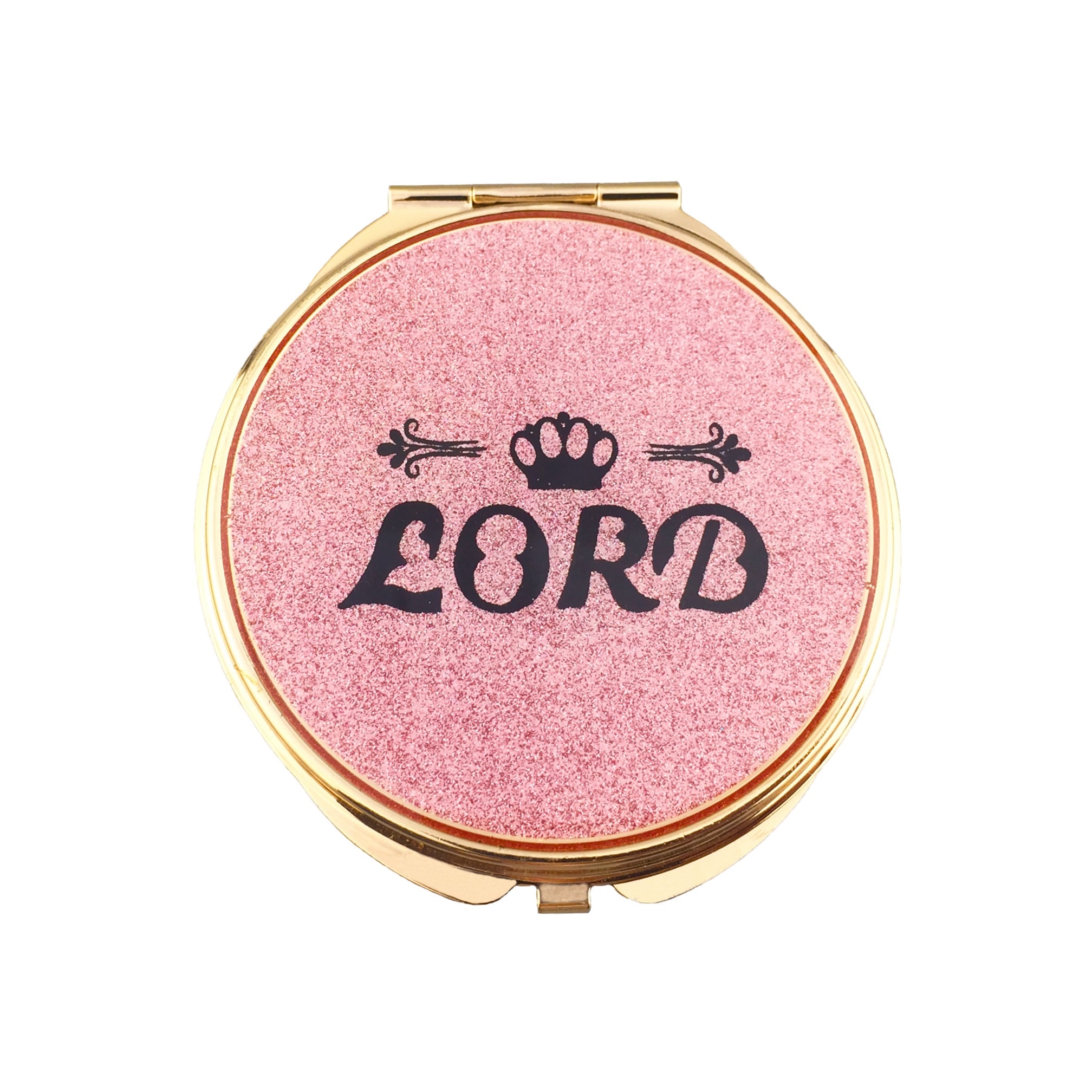 Lord Crown Glitter Epoxy Compact Mirror - view 2
