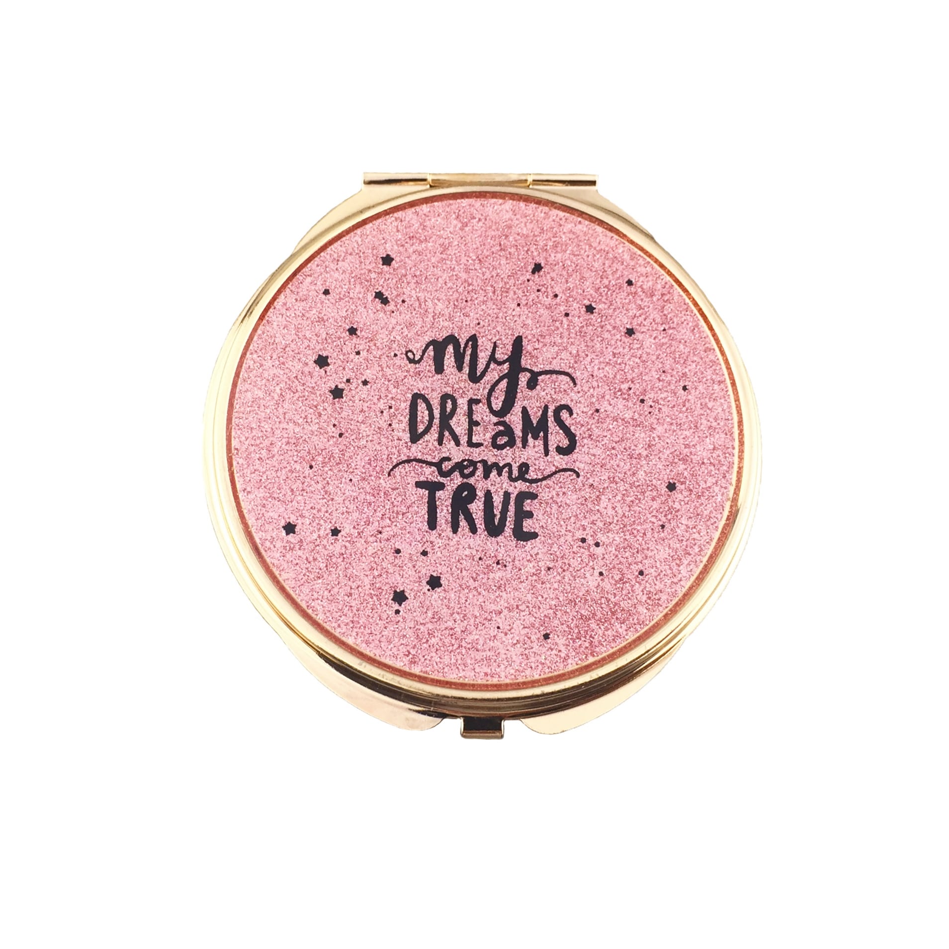 Dreams Come True Glitter Epoxy Compact Mirror - view 2