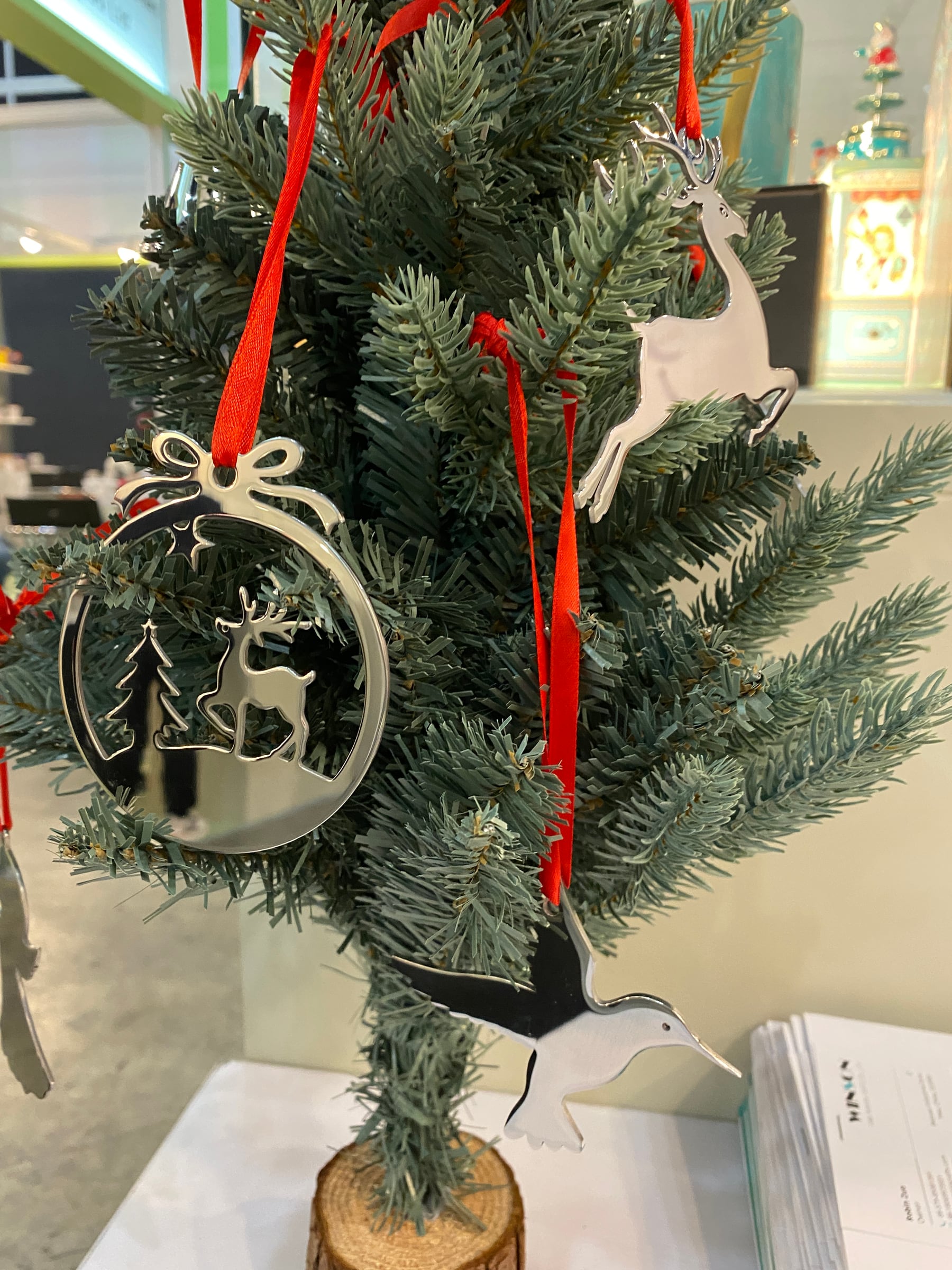 Personalized Running Horse Christmas Ornament - view 3