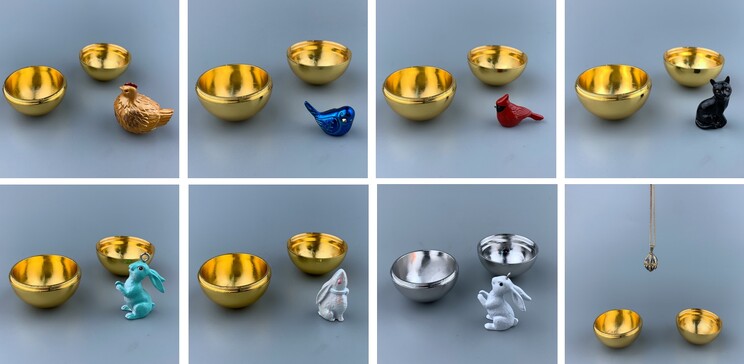 Alternative miniature charms for the Hen Egg surprise compartment