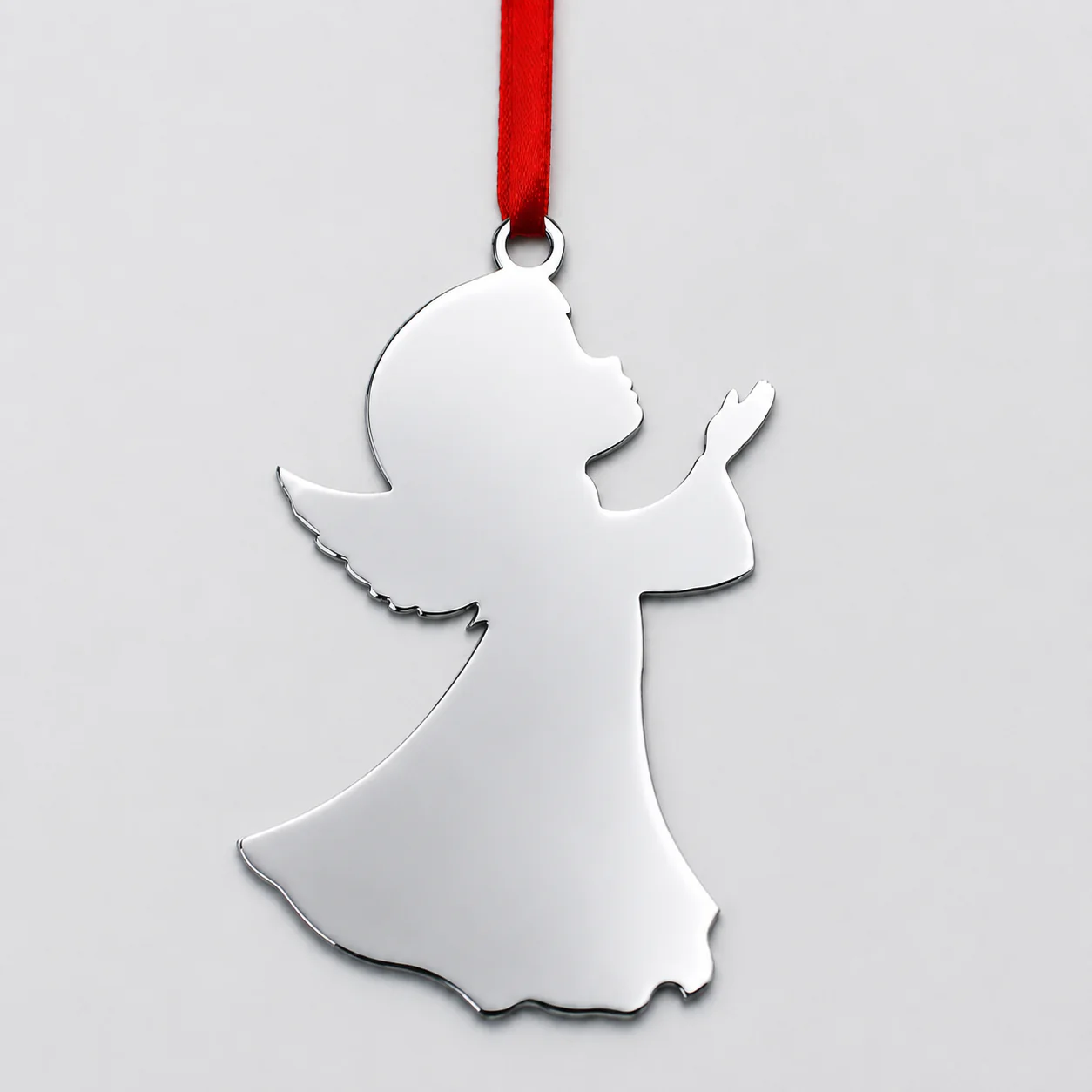 Peace Love Joy Engraved Angel Ornament