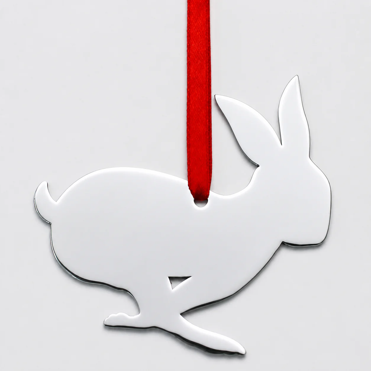 Custom Logo Rabbit Stainless Steel Ornament