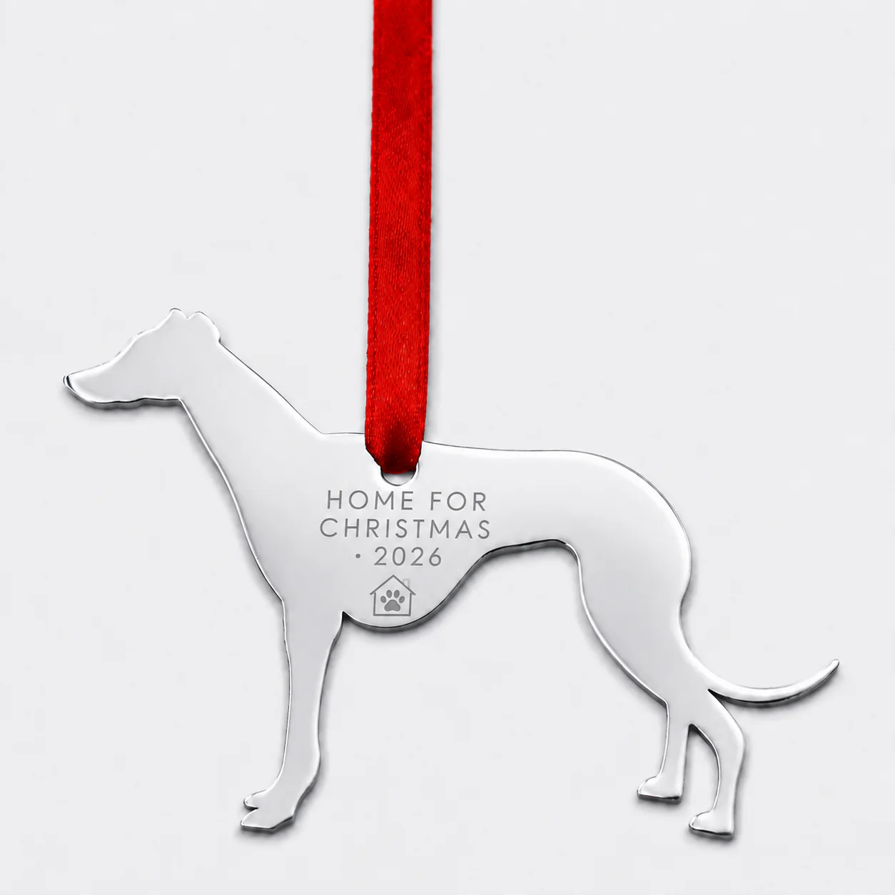 Custom Engraved Greyhound Christmas Ornament - view 2