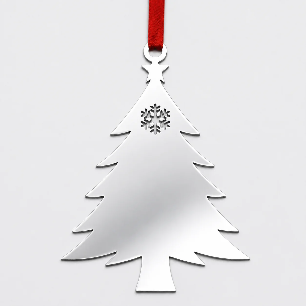 Personalized Snowflake Christmas Tree Ornament - view 1