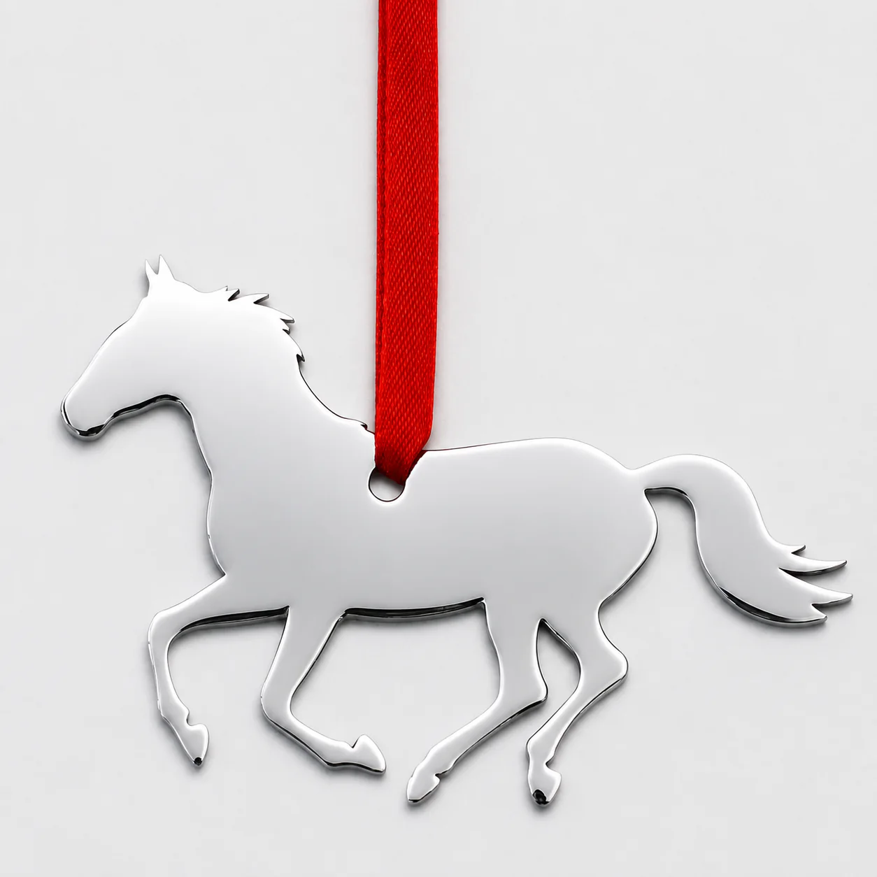 Personalized Running Horse Christmas Ornament