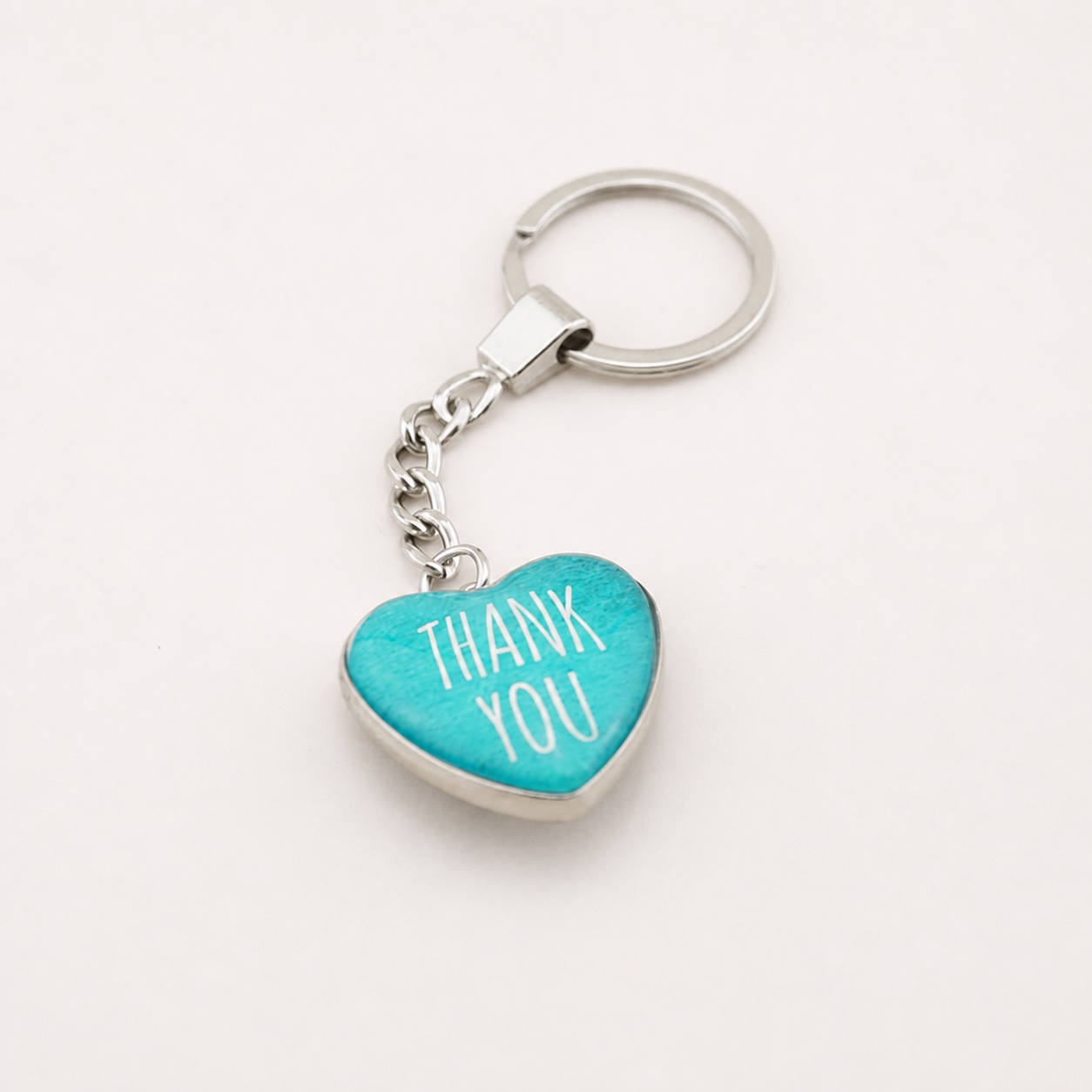 Heart Custom Printed Dome Glass Keychain - view 7
