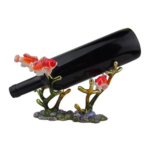 Tropical Fish Coral Reef Metal Wine Bottle Holder - view 6