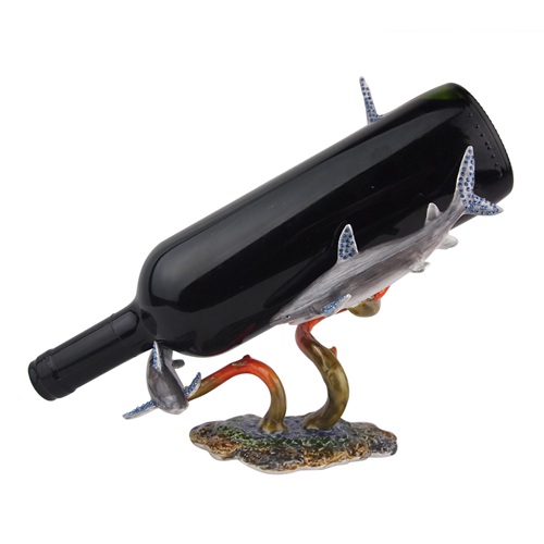 Shark Family Metal Wine Bottle Holder - view 6