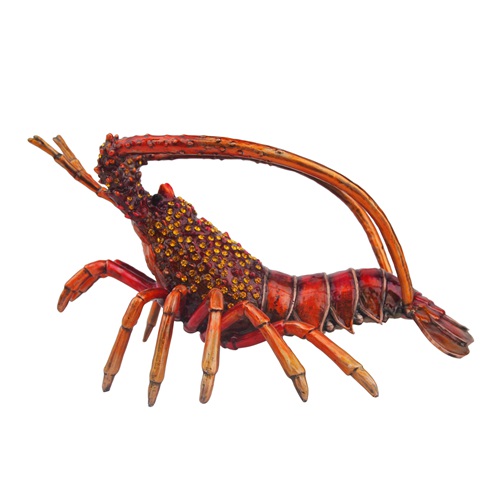 Spiny Lobster Metal Wine Bottle Holder - view 2