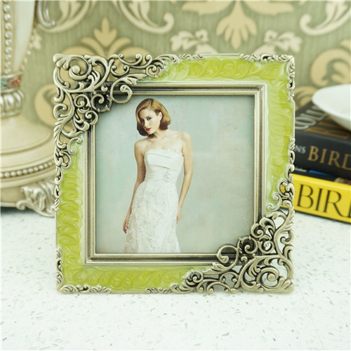 Baroque Scroll Corner Enamel Photo Frame - view 5