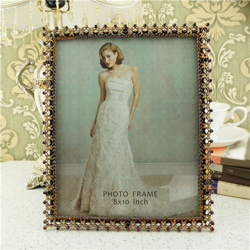 Jeweled Filigree Lace-Edge Photo Frame - view 2