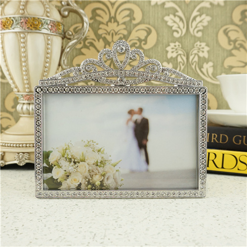 Crystal Tiara Crest Landscape Photo Frame - view 2